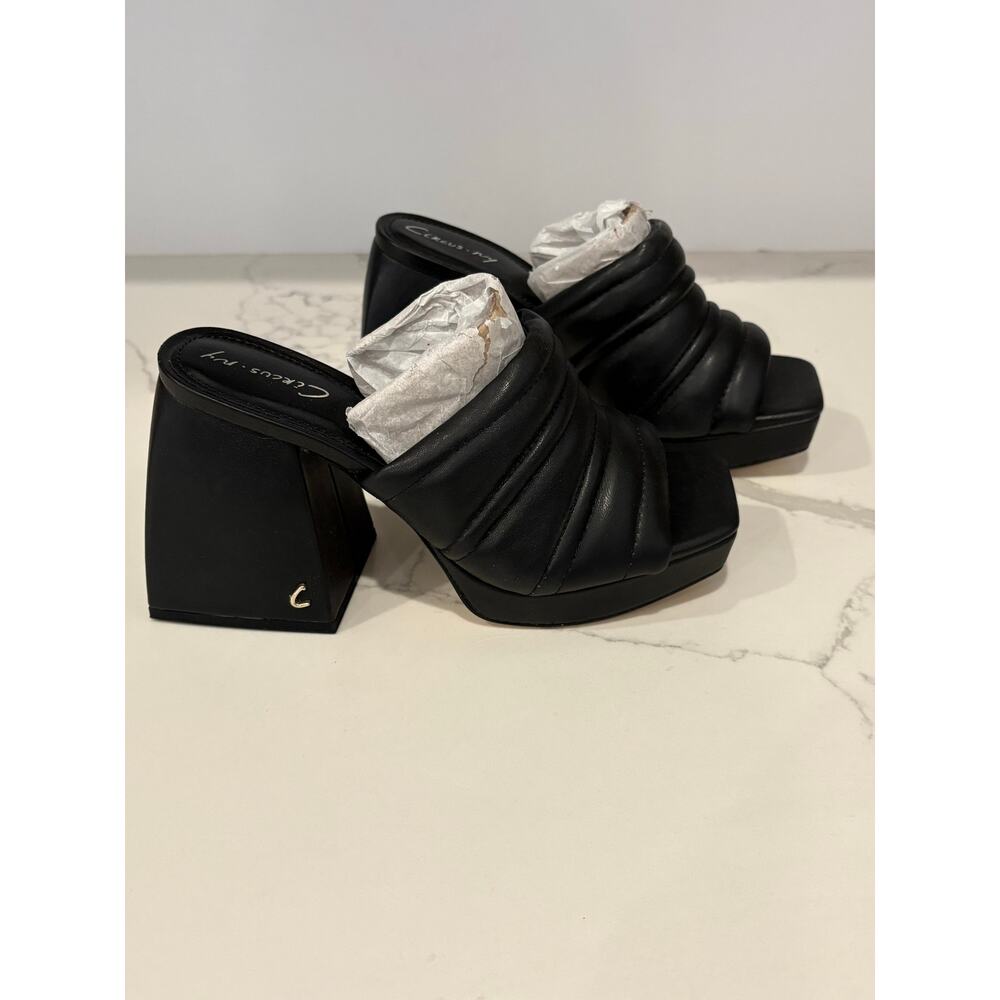 Circus NY‎ by Sam Edelman Chunky Heel Platform Black Women's Size 5.5 NWOB